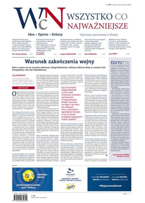 Wszystko, co Najważniejsze nr 60 Wszystko, co Najważniejsze nr 60