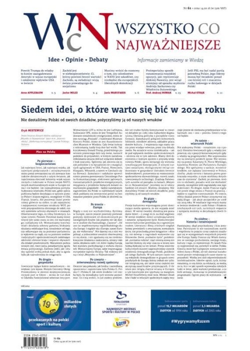 Wszystko, co Najważniejsze nr 61 Wszystko, co Najważniejsze nr 61