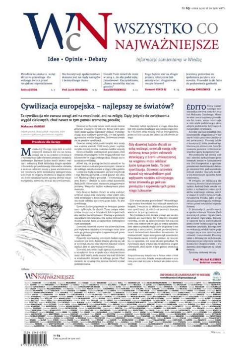 Wszystko, co Najważniejsze nr 63 Wszystko, co Najważniejsze nr 63