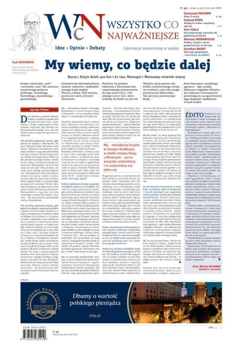 Wszystko, co Najważniejsze nr 41 Wszystko, co Najważniejsze nr 41