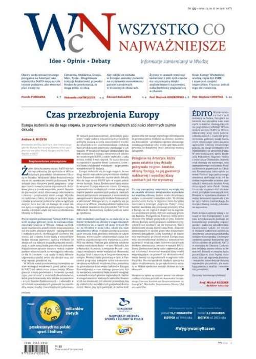 Wszystko, co Najważniejsze nr 55 Wszystko, co Najważniejsze nr 55