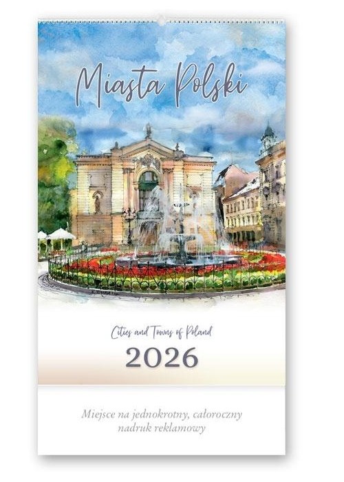 Kalendarz 2026 reklamowy Miasta Polski