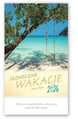 Kalendarz 2026 reklamowy Słoneczne wakacje