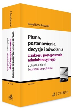 Pisma, postanowienia, decyzje i odwołania...