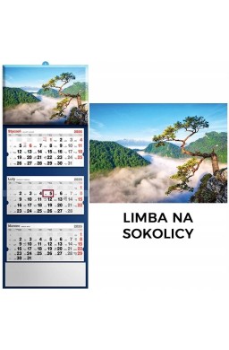 Kalendarz 2026 trójdzielny limba na Sokolicy