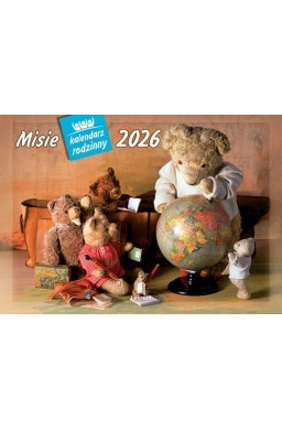 Kalendarz 2026 rodzinny Misie