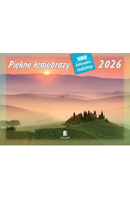 Kalendarz 2026 rodzinny Piękne krajobrazy
