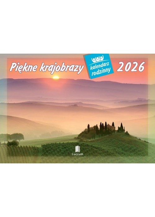 Kalendarz 2026 rodzinny Piękne krajobrazy
