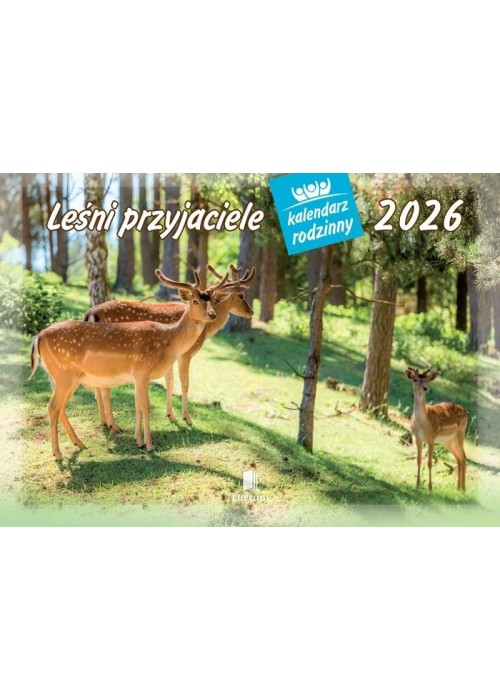 Kalendarz 2026 rodzinny Leśni przyjaciele