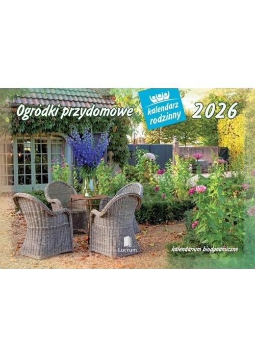 Kalendarz 2026 rodzinny Ogródki przydomowe