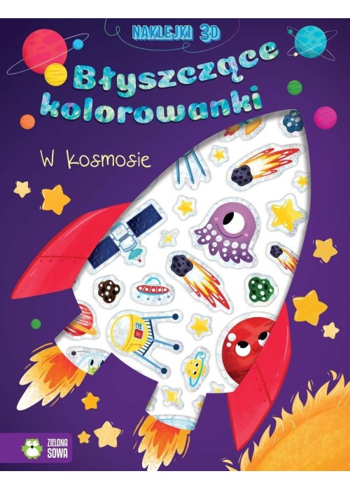Błyszczące kolorowanki. W kosmosie