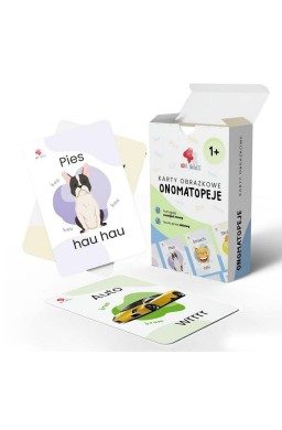 Karty edukacyjne Onomatopeje 34szt