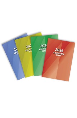 Kalendarz 2026 kieszonkowy Mars MIX