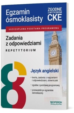 Egzamin ósmoklasisty SP 8 J. ang. Repetytorium