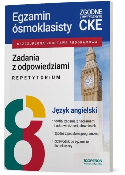Egzamin ósmoklasisty SP 8 J. ang. Repetytorium