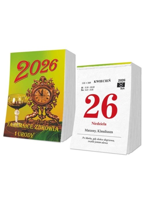 Kalendarz 2026 zdzierak