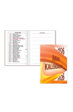 Kalendarz 2026 kieszonkowy mini MIX