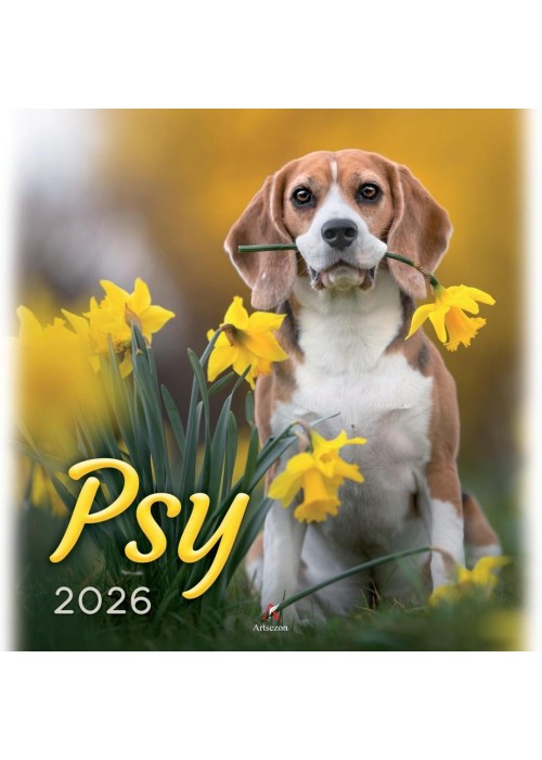 Kalendarz 2026 wieloplanszowy 33x33cm Psy Kalendarz 2026 wieloplanszowy 33x33cm Psy