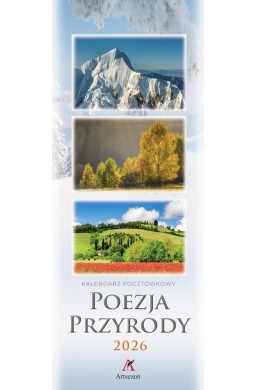 Kalendarz 2026 pocztówkowy 12,5x33cm Poezja...