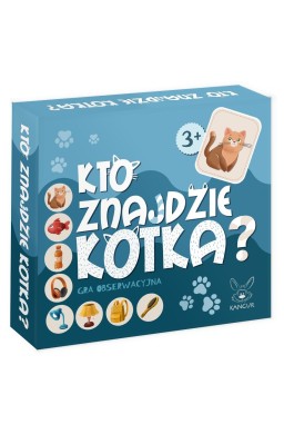 Kto znajdzie KOTKA? Gra obserwacyjna 3+