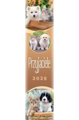 Kalendarz 2026 paskowy Przyjaciele