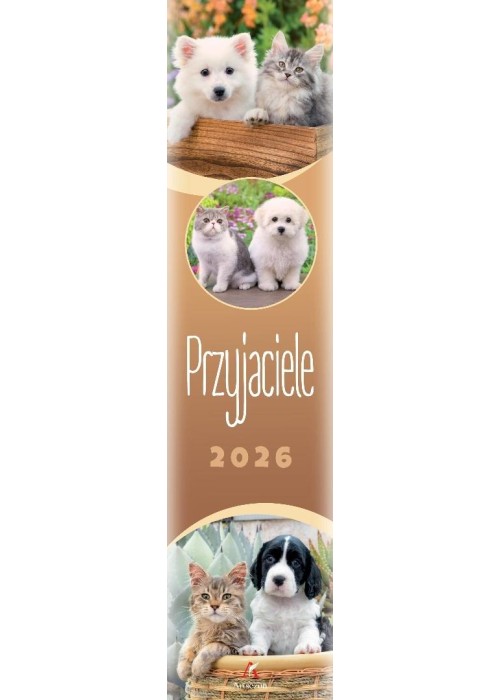 Kalendarz 2026 paskowy Przyjaciele