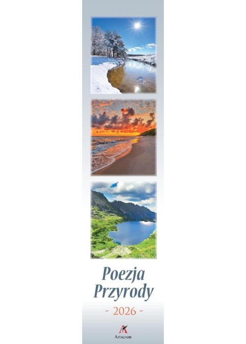 Kalendarz 2026 paskowy Poezja przyrody