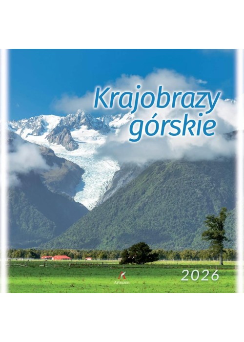 Kalendarz 2026 wieloplanszowy 33x33cm Krajobrazy..