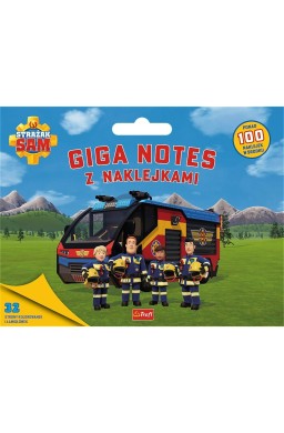 Strażak Sam. Giga notes z naklejkami
