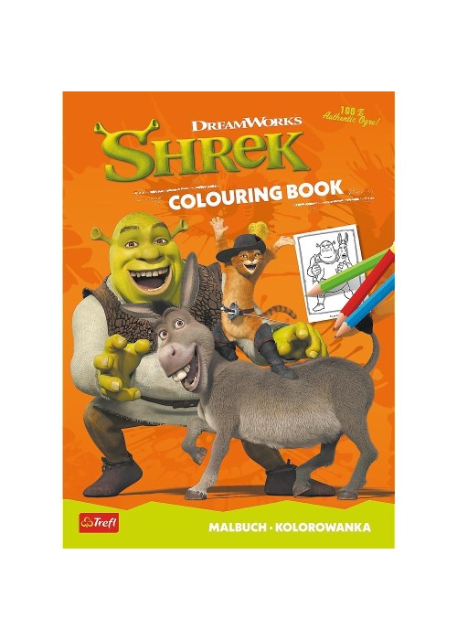 Shrek. Kolorowanka. Malbuch. Colouring book Shrek. Kolorowanka. Malbuch. Colouring book