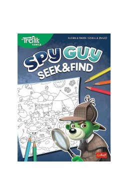 Spy Guy. Kolorowanka. Malbuch. Colouring book