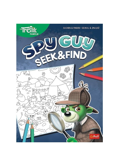 Spy Guy. Kolorowanka. Malbuch. Colouring book