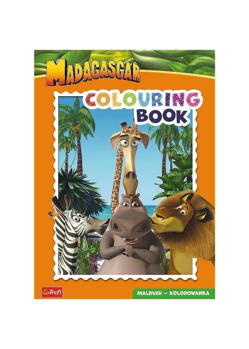 Madagaskar. Kolorowanka. Malbuch. Colouring book