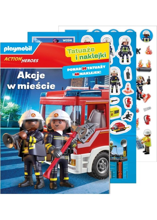 Playmobil Action Heroes. Tatuaże i naklejki