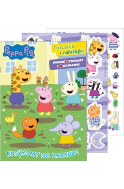 Świnka Peppa. Tatuaże i naklejki. Ruszajmy do...
