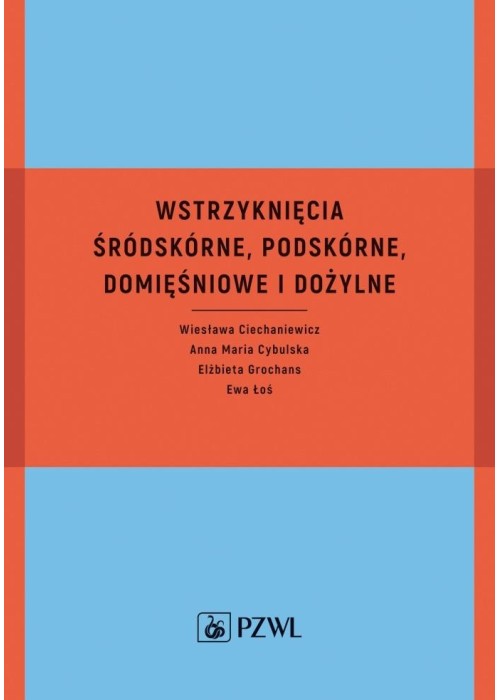 Wstrzyknięcia śródskórne, podskórne, domięśniowe..