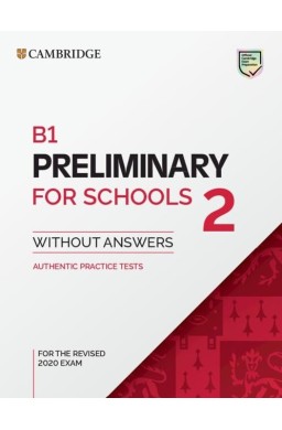 B1 Preliminary for Schools 2 SB without Answers