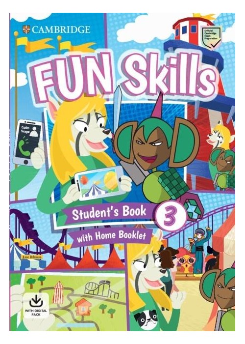 Fun Skills Level 3 SB and Home Booklet with Online