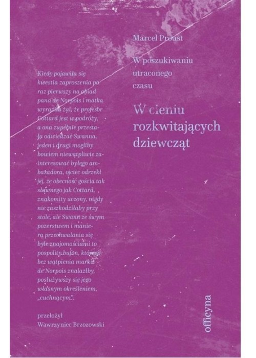 W cieniu rozkwitających dziewcząt