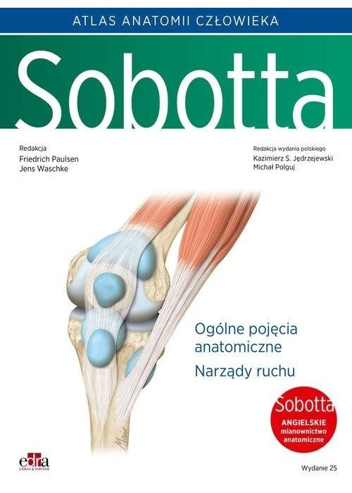 Atlas anatomii człowieka Sobotta ang. T.1