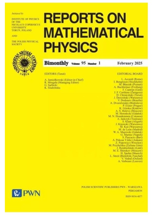 Reports on Mathematical Physics 95/1