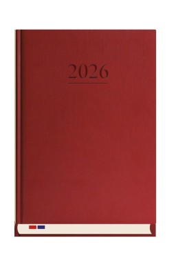 Terminarz 2026 Stacjonarny Bordo