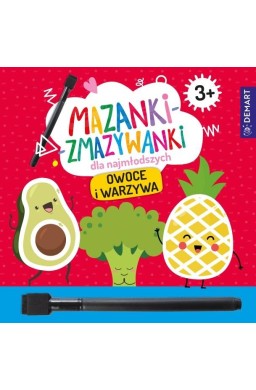 Mazanki-zmazywanki dla najmłodszych 3+ Owoce...