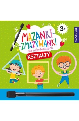 Mazanki-zmazywanki dla najmłodszych 3+ Kształty