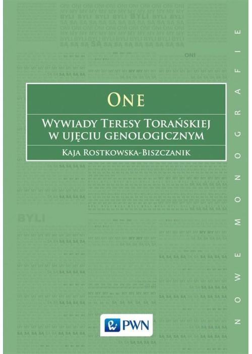 One. Wywiady Teresy Torańskiej w ujęciu genolog.