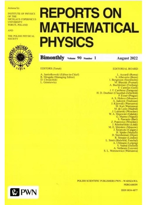 Reports on Mathematical Physics 90/1