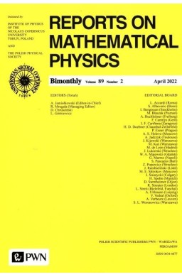 Reports on Mathematical Physics 89/2
