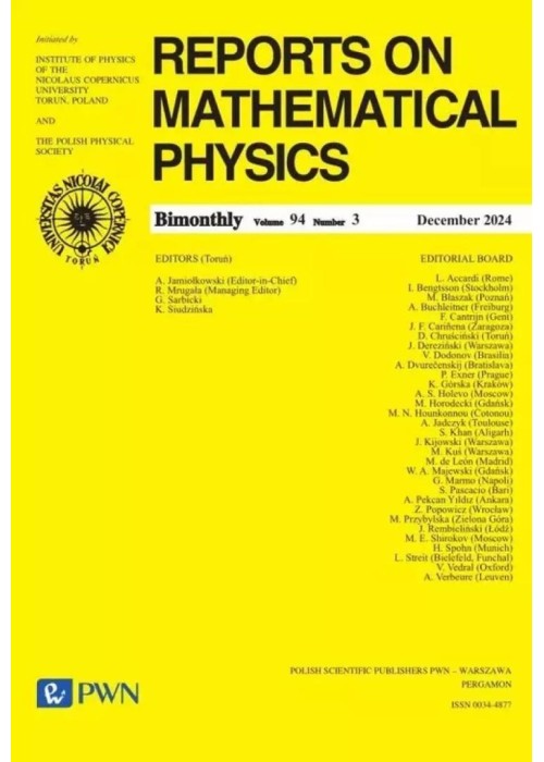 Reports on Mathematical Physics 94/3