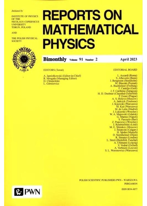 Reports on Mathematical Physics 91/2