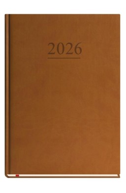 Terminarz 2026 B5 tygodniowy klasyczny brązowy